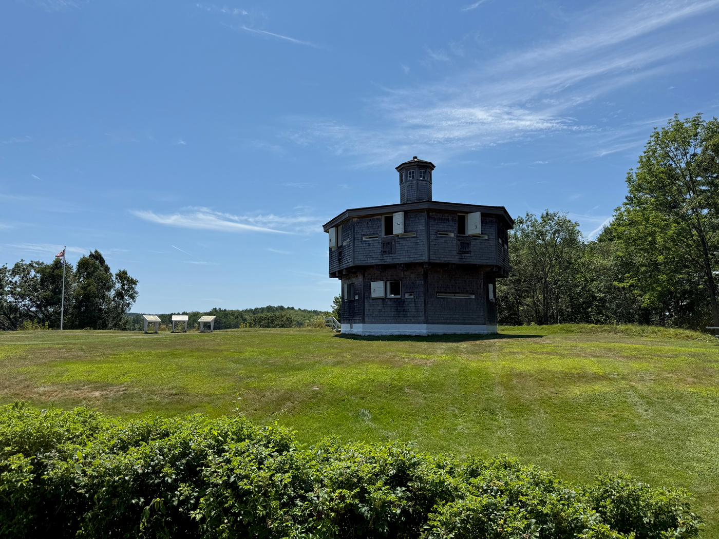The fort of Fort Edgecomb in Edgecomb, ME