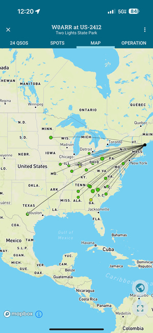 Screenshot of my activation map